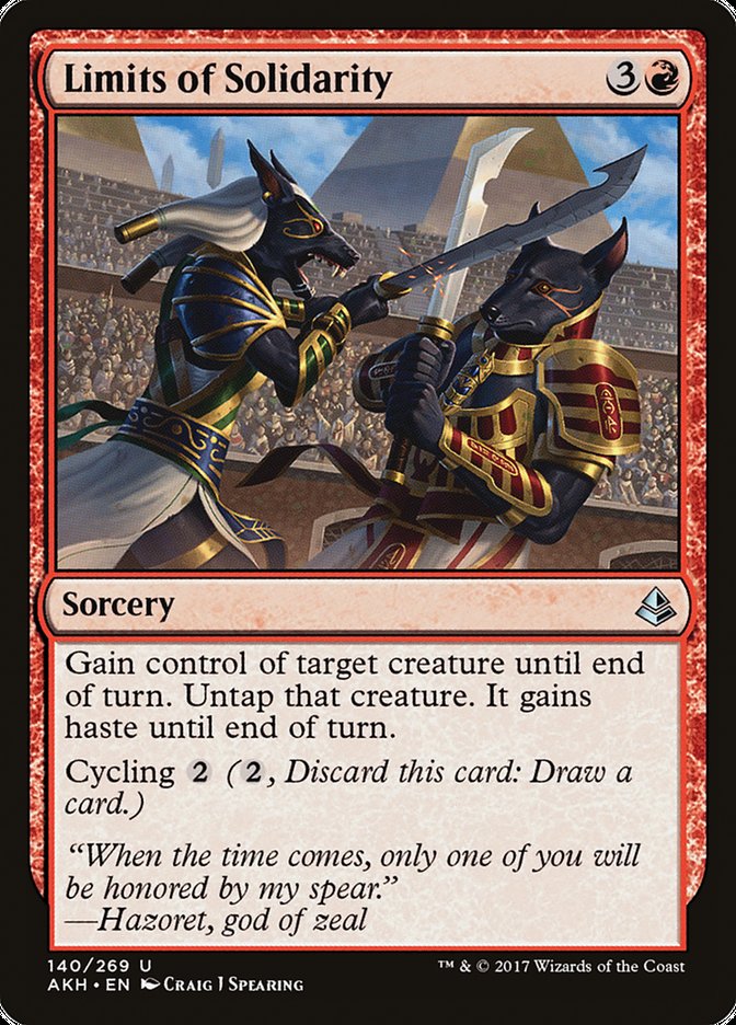 Limits of Solidarity [Amonkhet] Foil