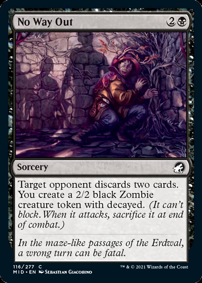 No Way Out [Innistrad: Midnight Hunt] Foil