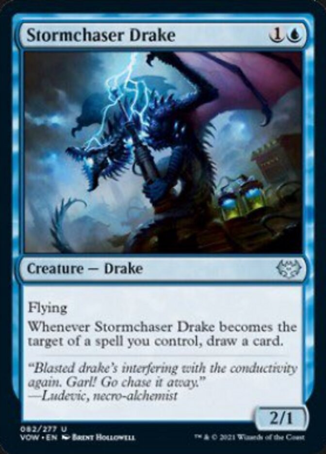 Stormchaser Drake [Innistrad: Crimson Vow] Foil