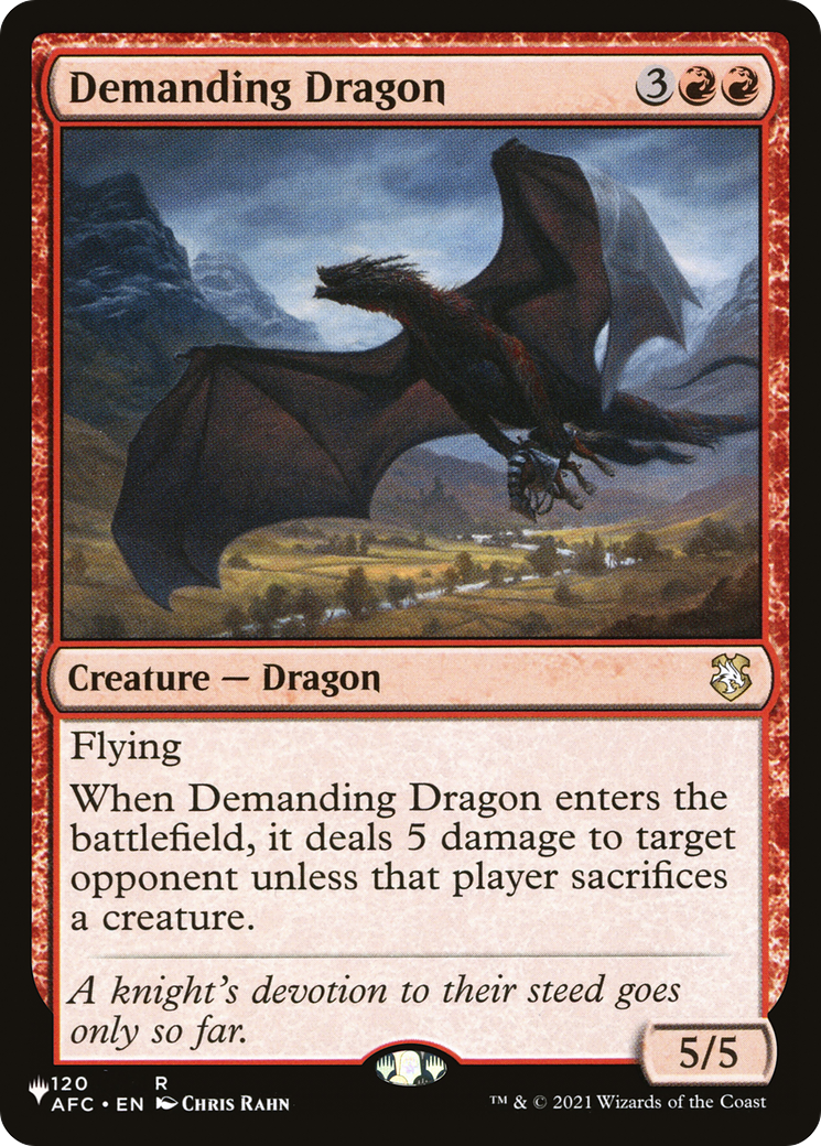 Demanding Dragon  [The List Reprints]
