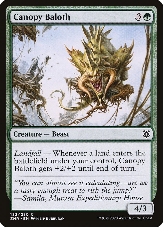 Canopy Baloth [Zendikar Rising] Foil