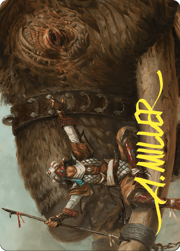 Tuskguard Captain // Tuskguard Captain  [Commander Masters Art Series] (Borderless)