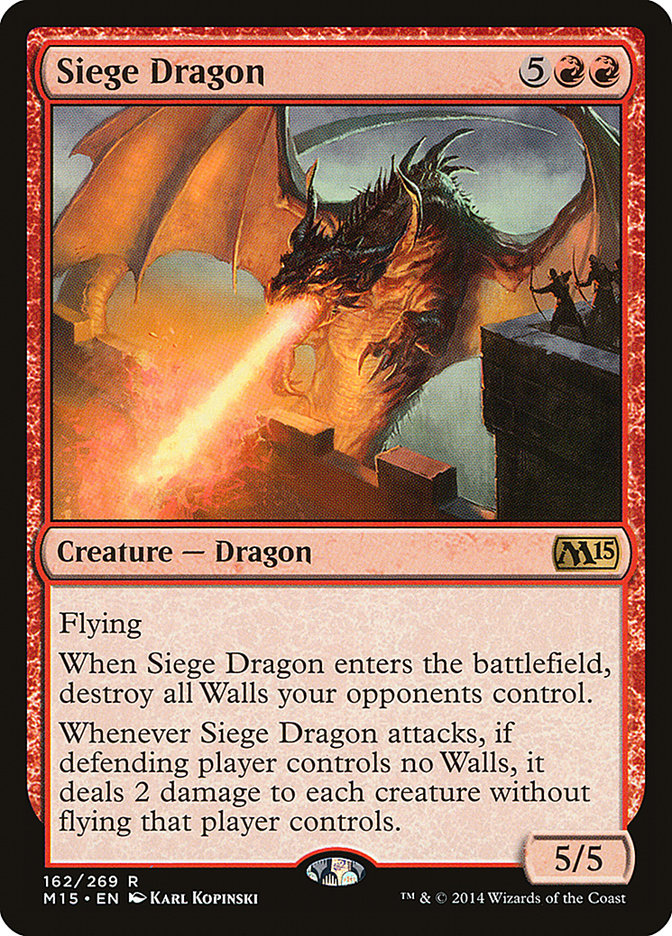 Siege Dragon [Magic 2015] Foil