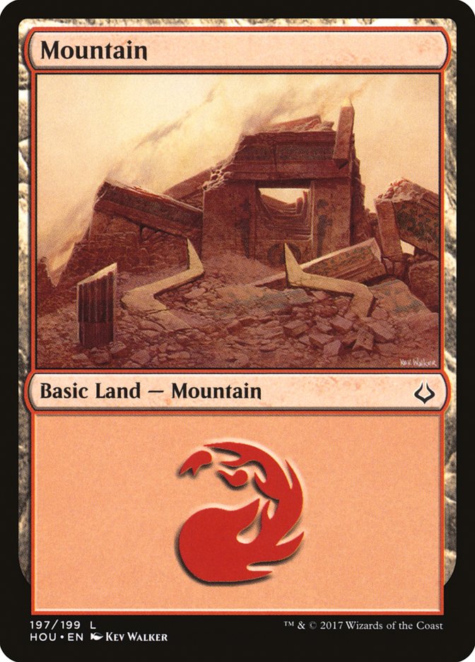 Mountain (197) [Hour of Devastation] Foil