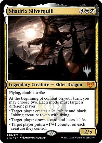 Shadrix Silverquill (Promo Pack) [Strixhaven: School of Mages Promos] Foil