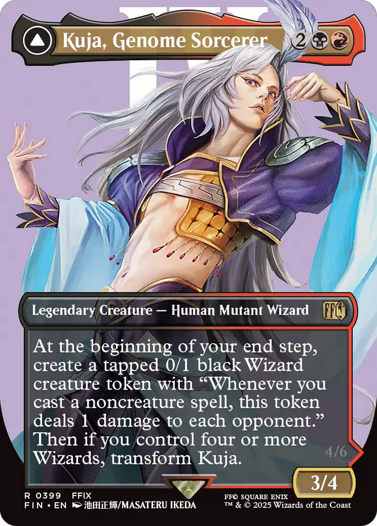 Kuja, Genome Sorcerer // Trance Kuja, Fate Defied (Borderless) [FINAL FANTASY]