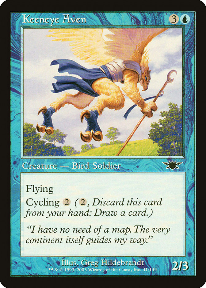 Keeneye Aven [Legions] Foil