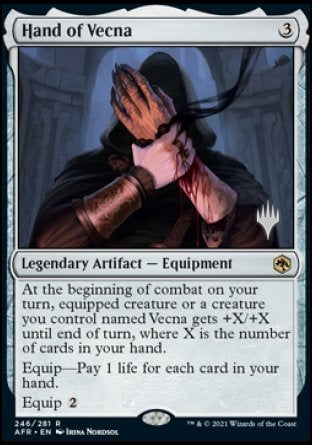 Hand of Vecna (Promo Pack) [Dungeons & Dragons: Adventures in the Forgotten Realms Promos] Foil