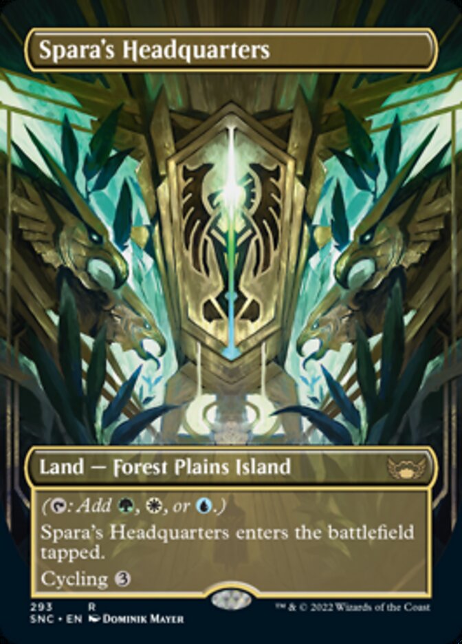 Spara's Headquarters (Borderless Alternate Art) [Streets of New Capenna] Foil