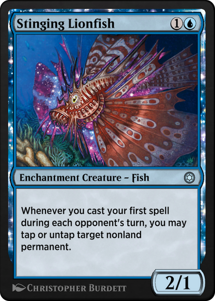 Stinging Lionfish  [Alchemy Horizons: Baldur's Gate]: (enchantment)