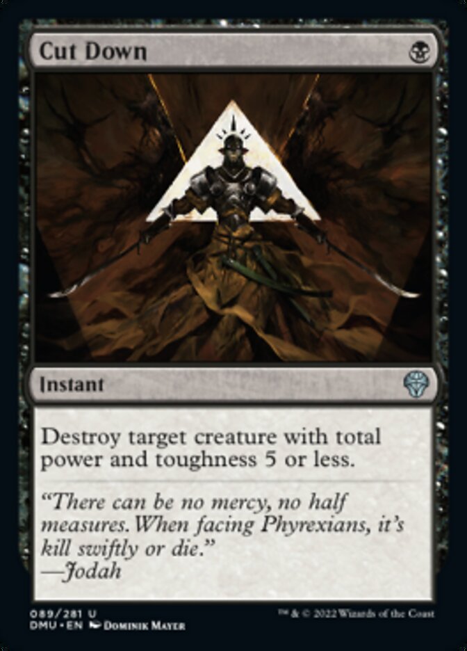 Cut Down [Dominaria United] Foil