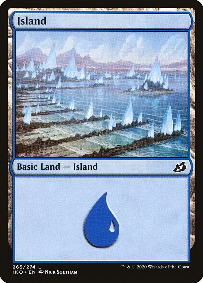 Island (265) [Ikoria: Lair of Behemoths] Foil