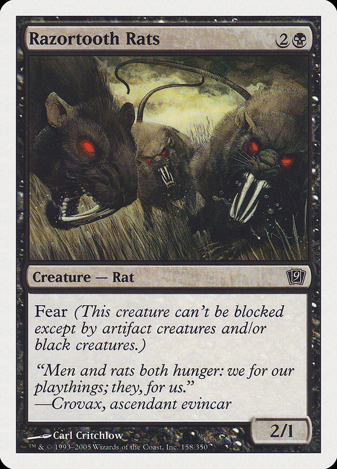 Razortooth Rats [Ninth Edition] Foil