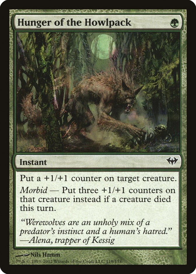 Hunger of the Howlpack [Dark Ascension] Foil