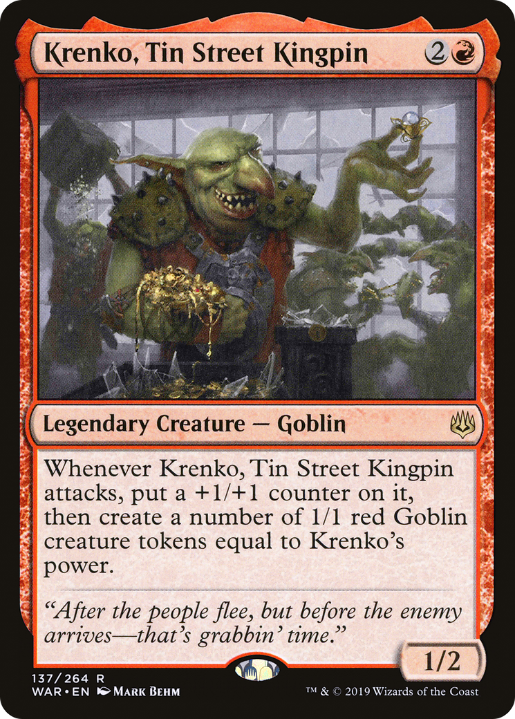 Krenko, Tin Street Kingpin  [War of the Spark]