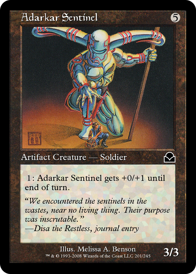 Adarkar Sentinel  [Masters Edition II] Foil