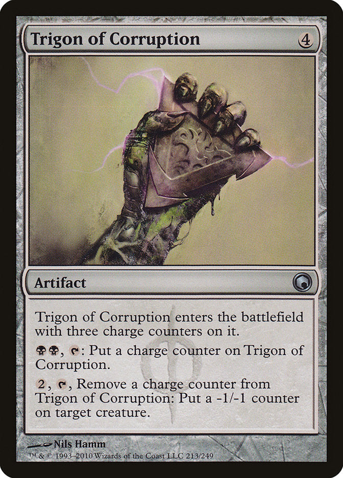 Trigon of Corruption [Scars of Mirrodin] Foil