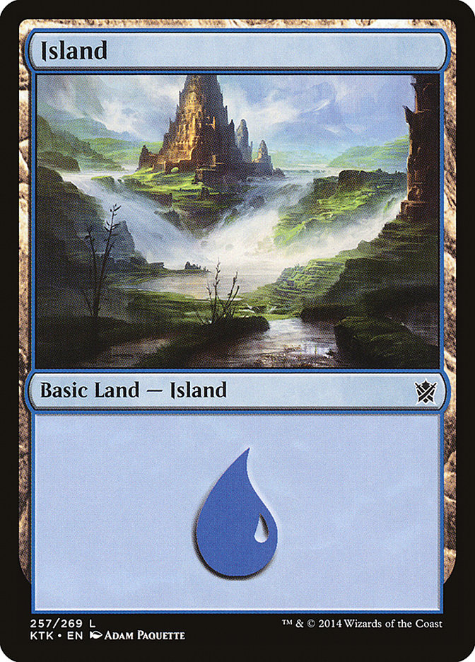 Island (257) [Khans of Tarkir] Foil