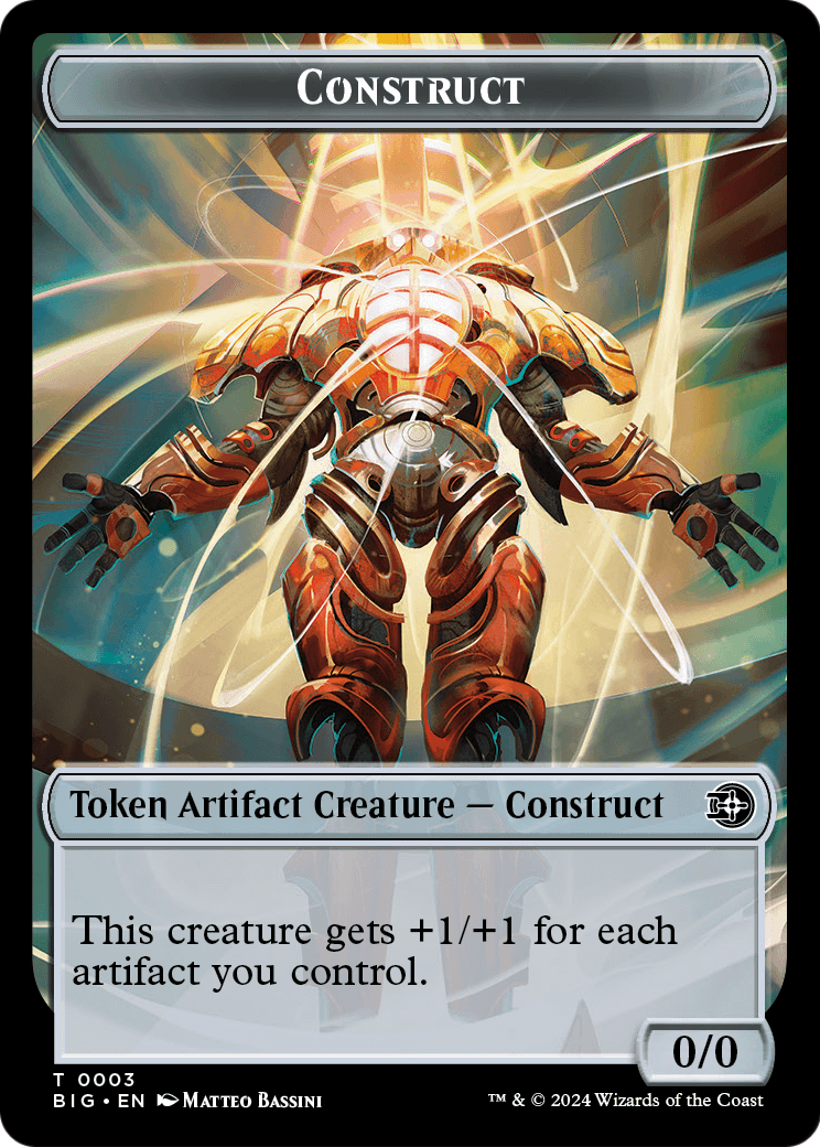 Construct  [The Big Score Tokens] Foil