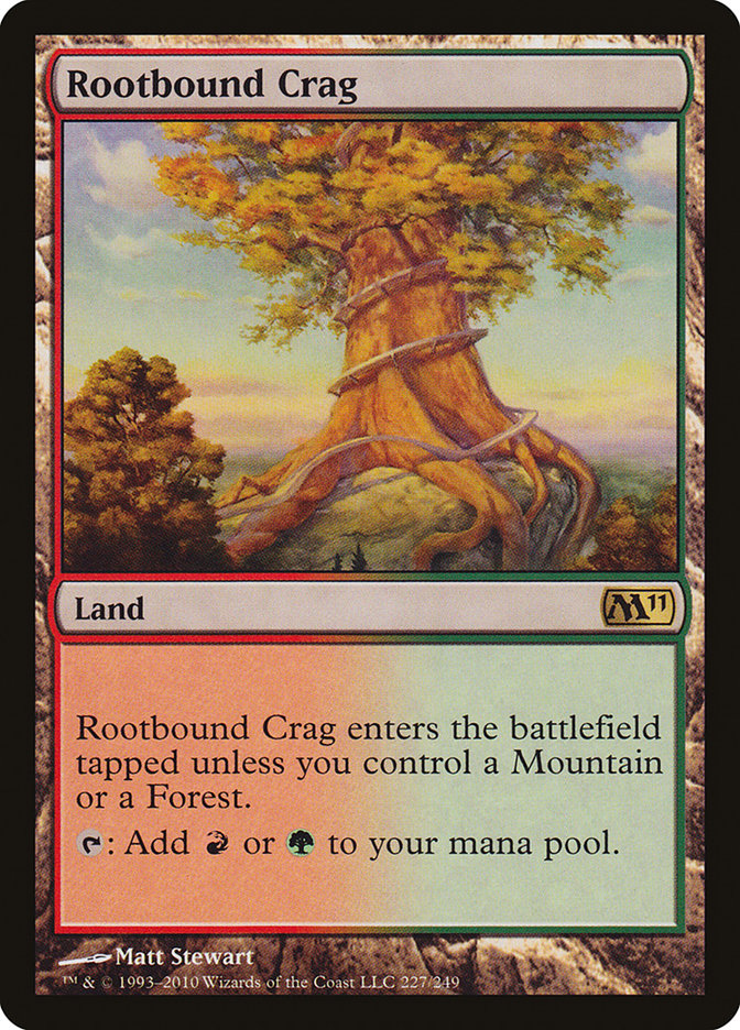 Rootbound Crag [Magic 2011] Foil