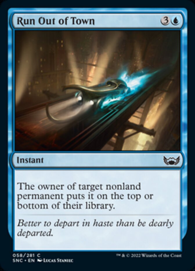 Run Out of Town [Streets of New Capenna] Foil