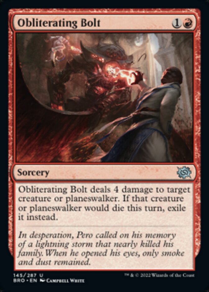 Obliterating Bolt [The Brothers' War] Foil