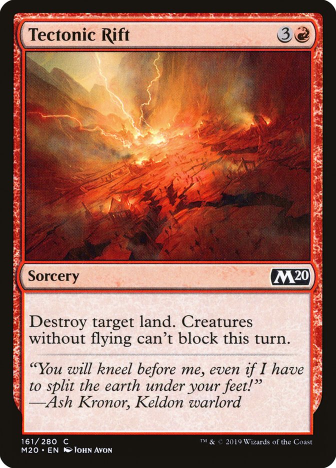 Tectonic Rift [Core Set 2020] Foil