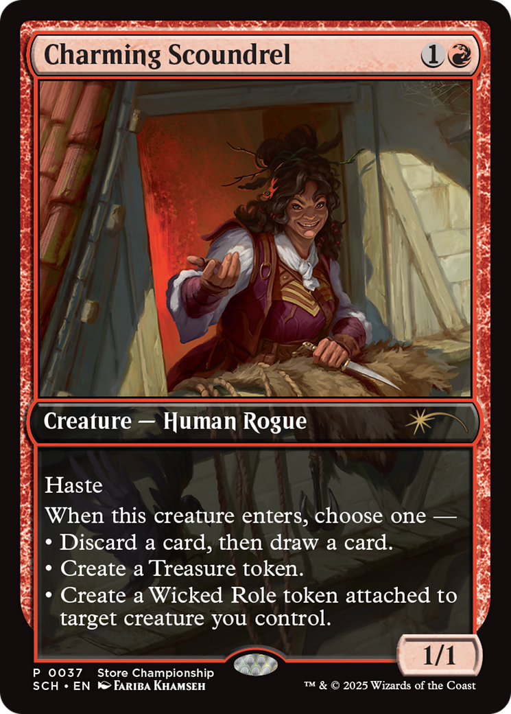 Charming Scoundrel [Store Championships 2025] Foil