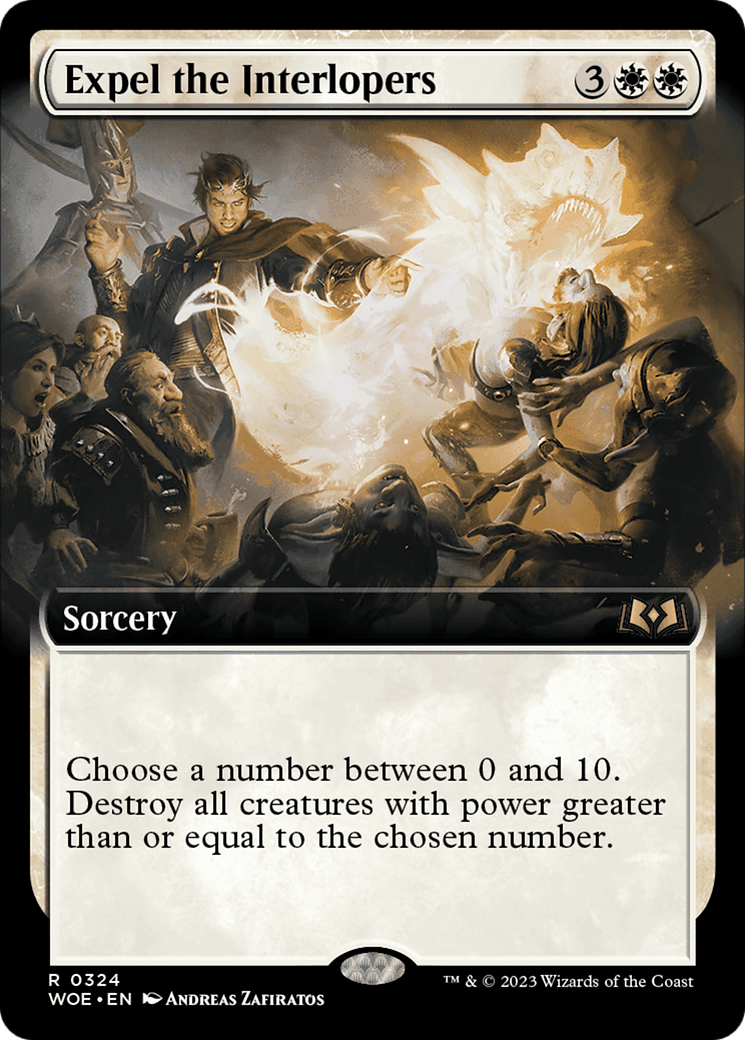 Expel the Interlopers (Extended Art) [Wilds of Eldraine] Foil