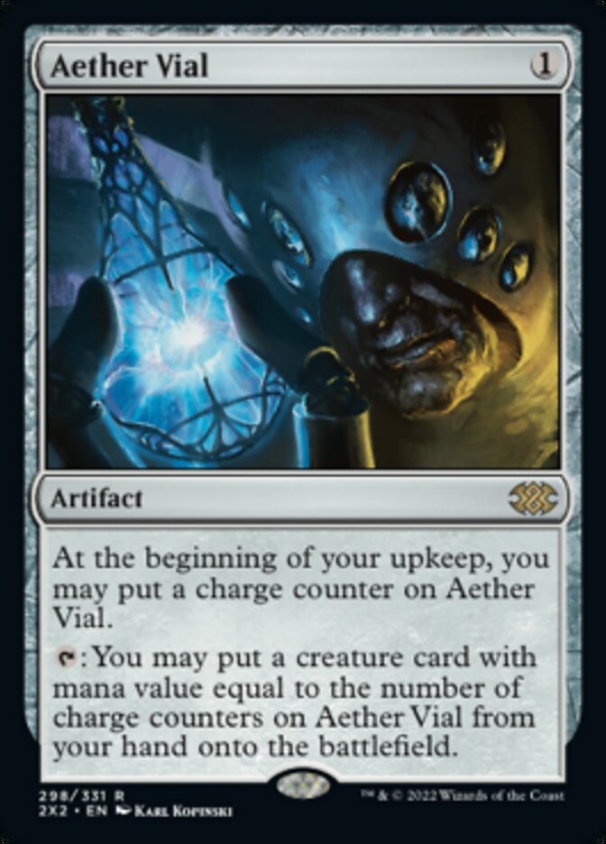 Aether Vial [Double Masters 2022] Foil