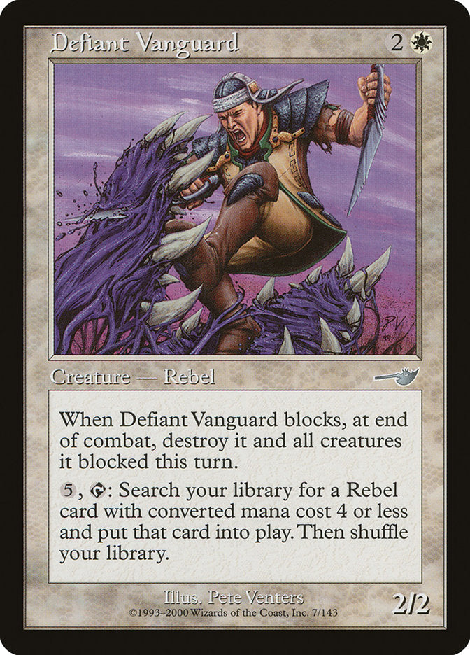 Defiant Vanguard [Nemesis] Foil