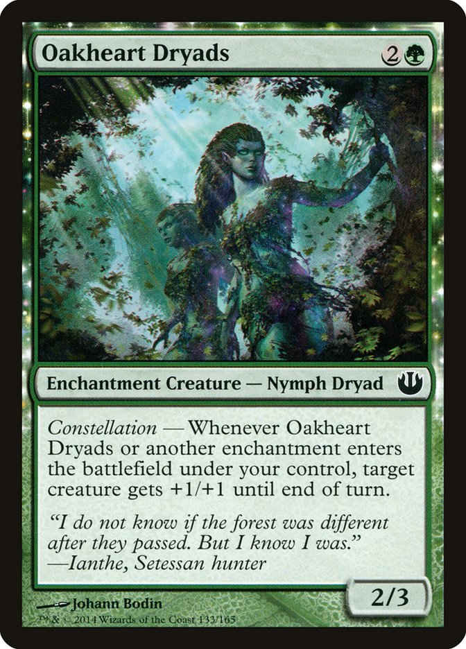 Oakheart Dryads [Journey into Nyx] Foil
