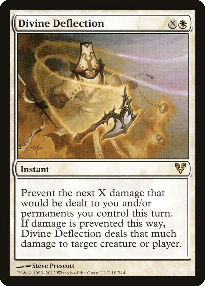 Divine Deflection [Avacyn Restored] Foil