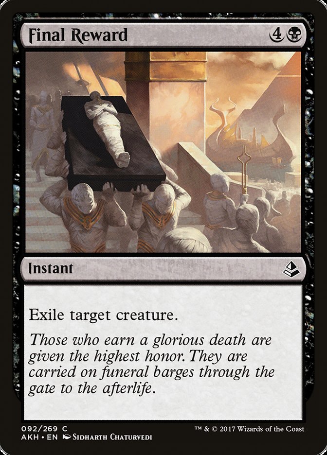 Final Reward [Amonkhet] Foil