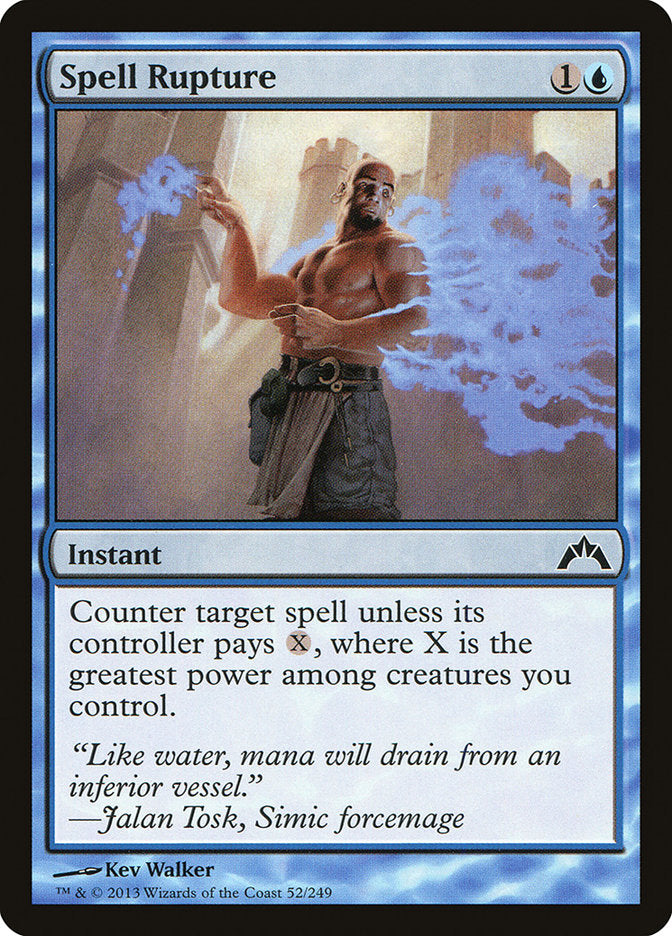 Spell Rupture [Gatecrash] Foil
