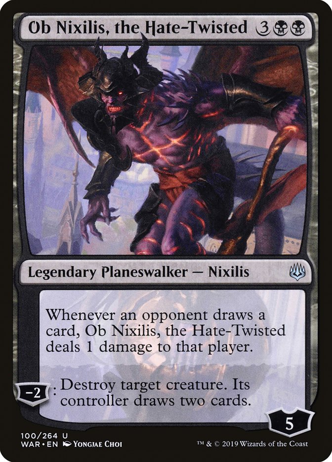 Ob Nixilis, the Hate-Twisted [War of the Spark] Foil