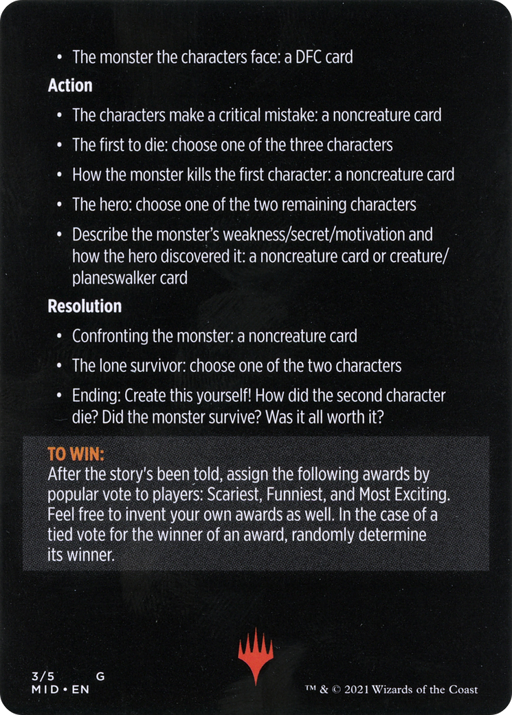 Into the Story: Horror Edition // Into the Story (cont'd)  [Innistrad: Midnight Hunt Minigames] Foil