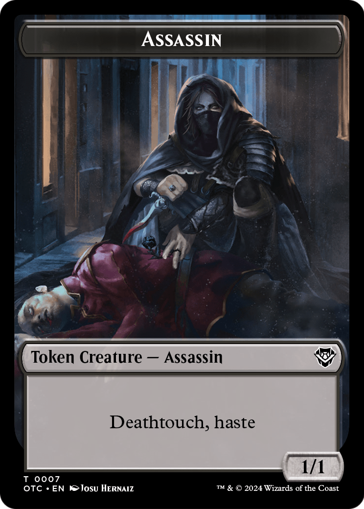 Assassin  [Outlaws of Thunder Junction Commander Tokens] Foil