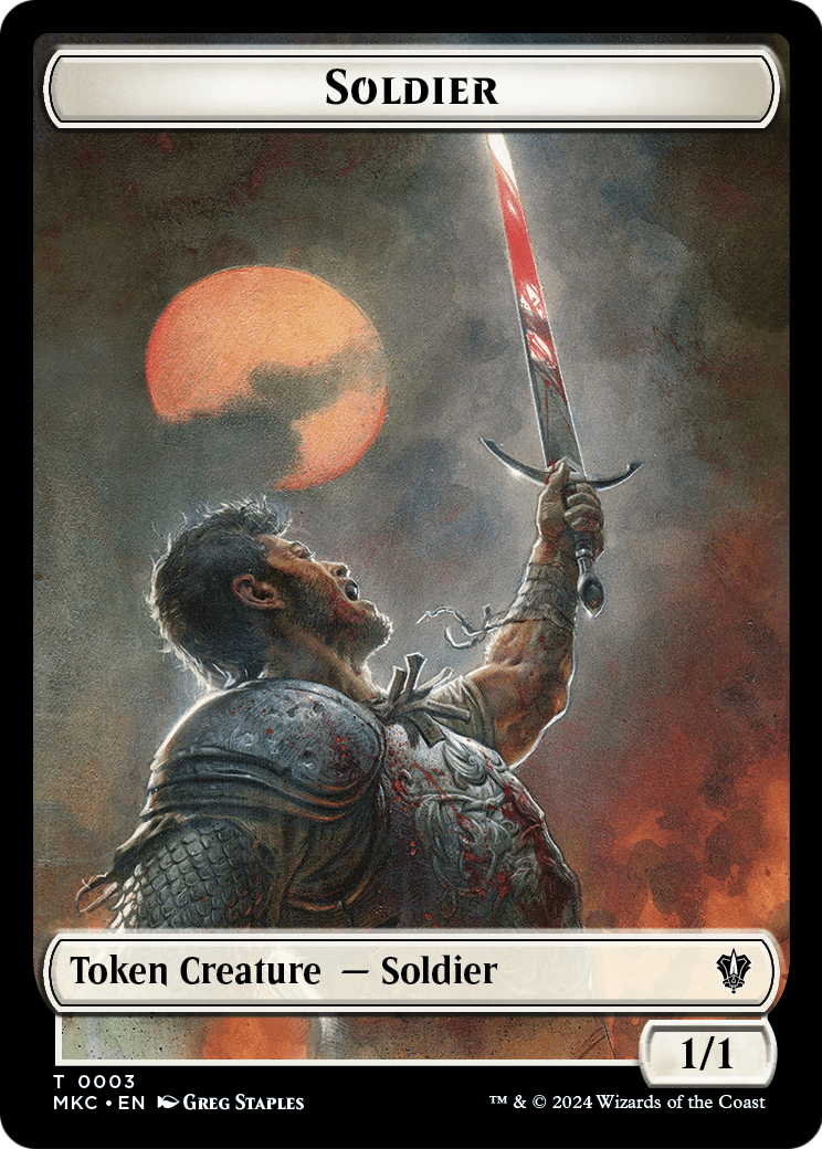 Soldier  [Murders at Karlov Manor Commander Tokens] Foil