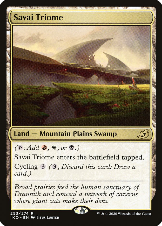 Savai Triome [Ikoria: Lair of Behemoths] Foil