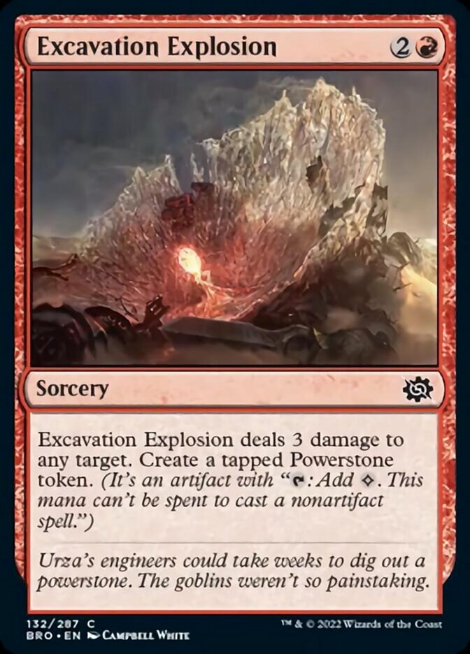 Excavation Explosion [The Brothers' War] Foil