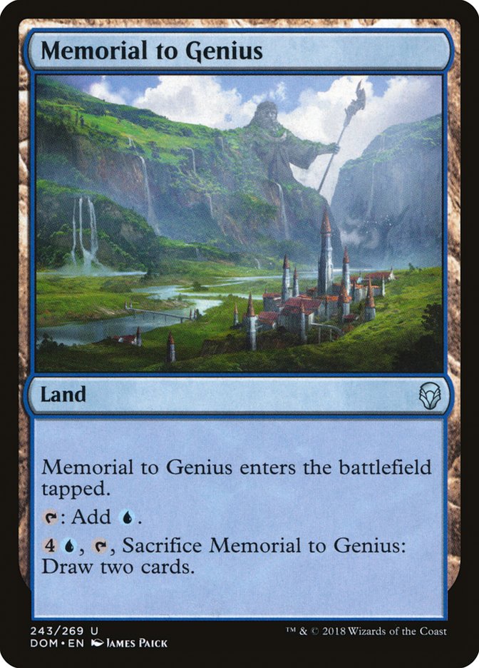 Memorial to Genius [Dominaria] Foil