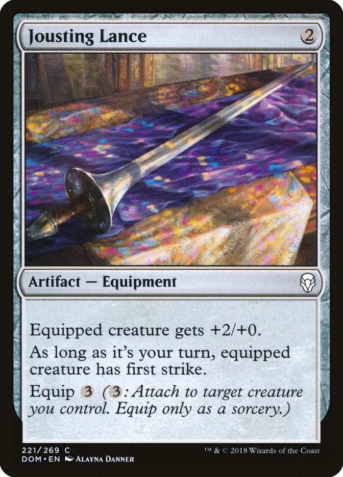 Jousting Lance [Dominaria] Foil