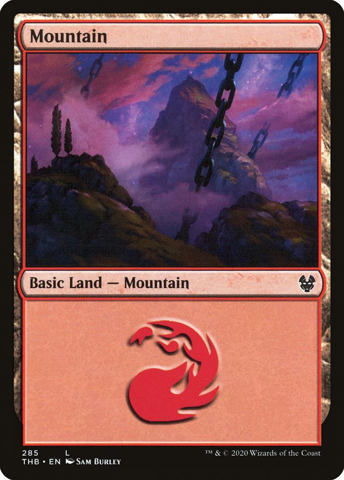 Mountain (285) [Theros Beyond Death] Foil