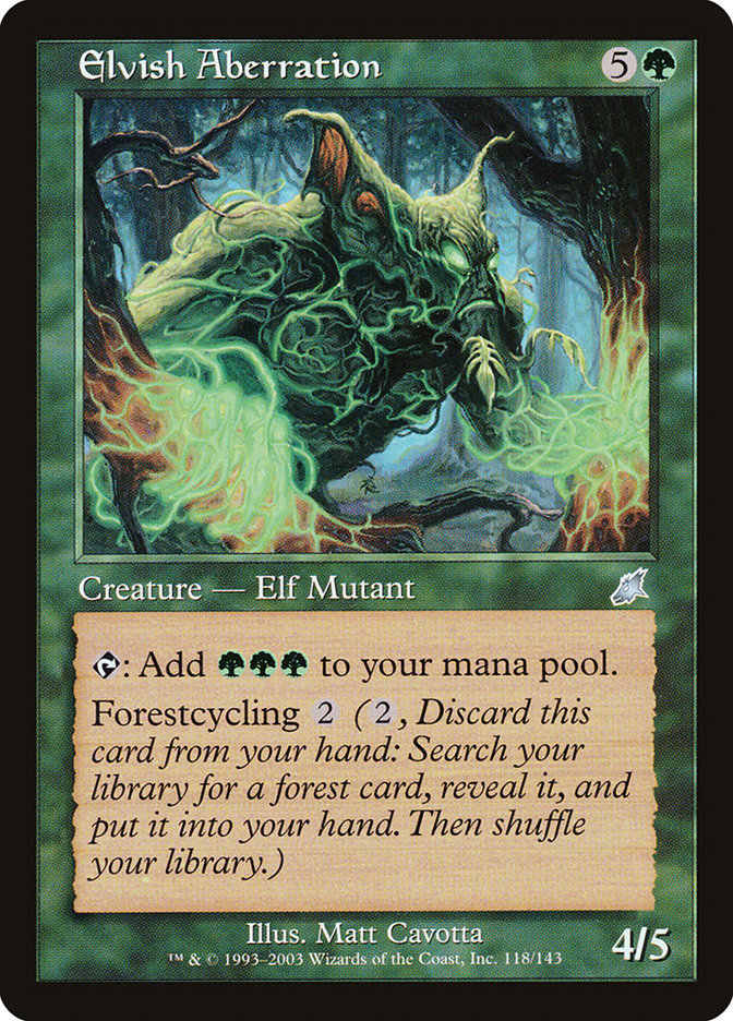 Elvish Aberration [Scourge] Foil