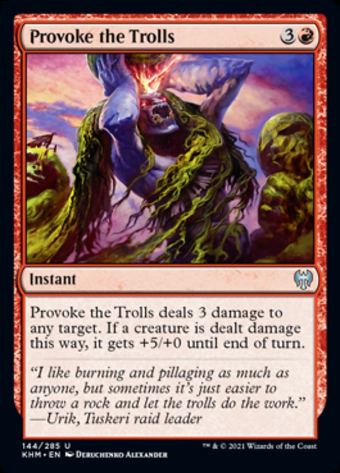 Provoke the Trolls [Kaldheim] Foil