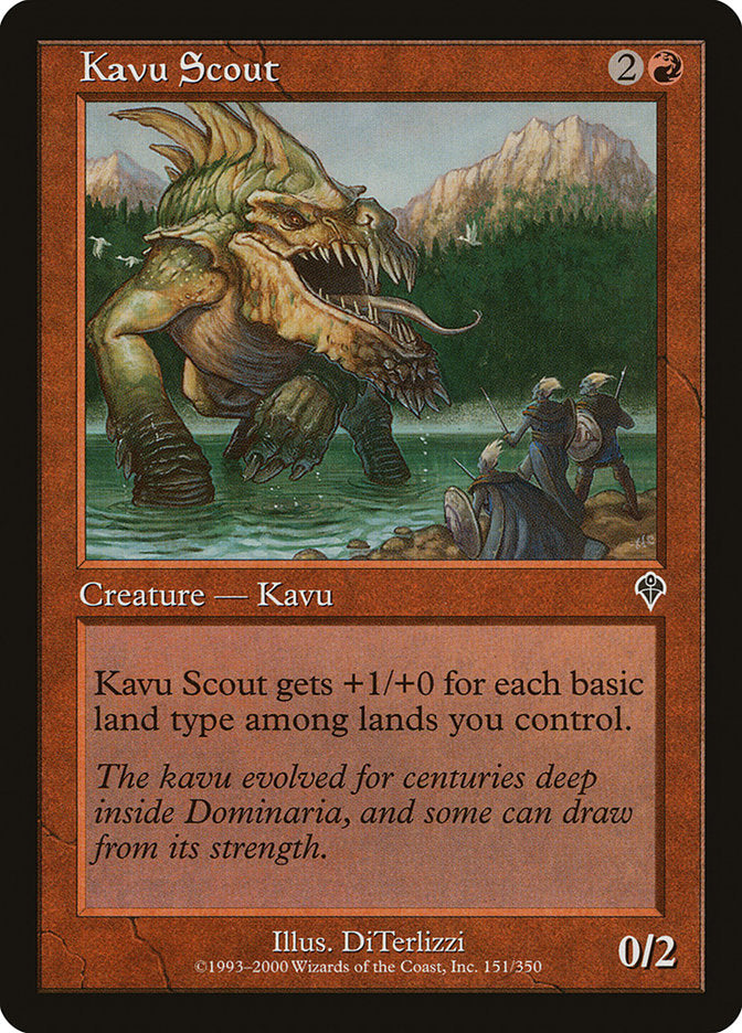 Kavu Scout [Invasion] Foil