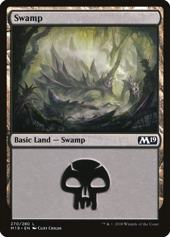 Swamp (270) [Core Set 2019] Foil