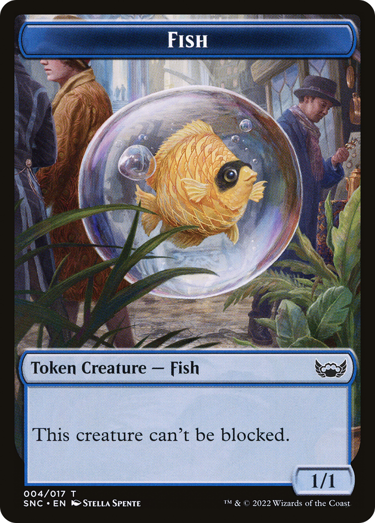Fish  [Streets of New Capenna Tokens] Foil
