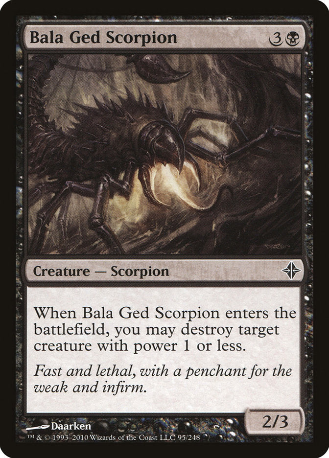 Bala Ged Scorpion [Rise of the Eldrazi] Foil
